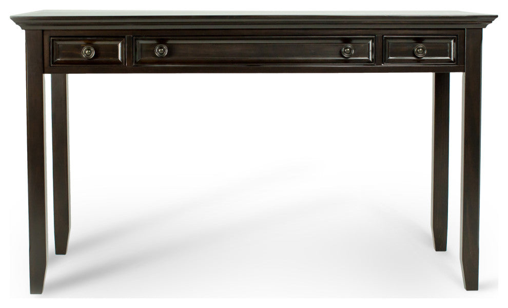 Amherst Solid Wood Desk, Hickory Brown