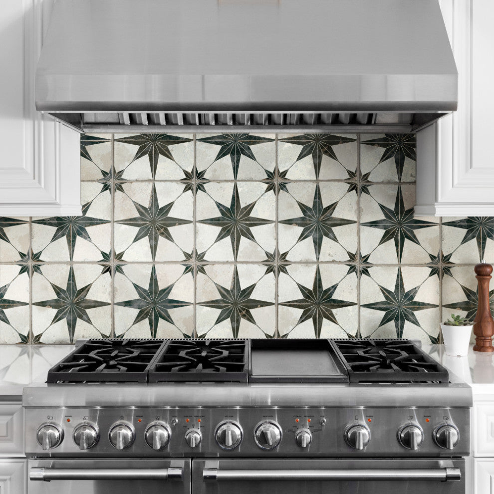 Kings Star North Nero Ceramic Floor and Wall Tile Sample