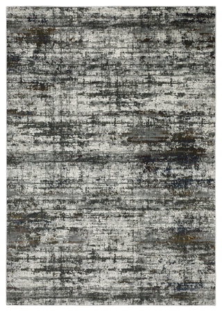 Galion Abstract Shading Charcoal/Grey Indoor Area Rug, 5'3"x7'6"