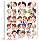 "Chain of Gossip" Painting Print on Canvas by Norman Rockwell