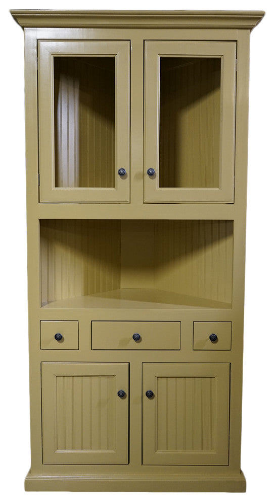 Eagle Furniture Corner Dining Hutch/Buffet, Butter