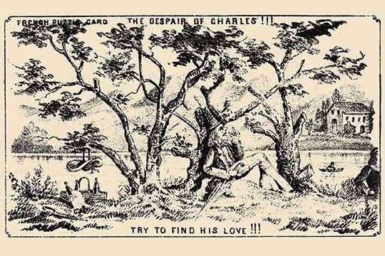 The Despair of Charles !!! Try to Find His Love !!!- Canvas Poster 20" x 30"