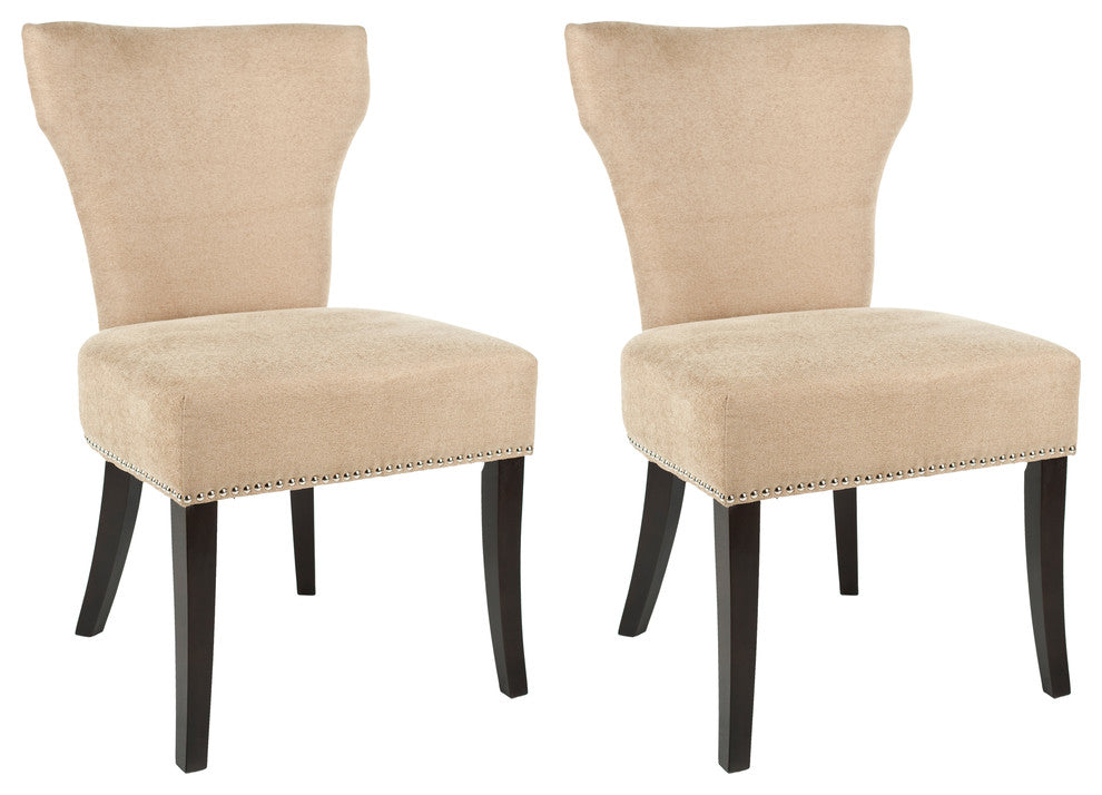 Safavieh Jappic Side Chairs, Set of 2, Wheat, Cotton