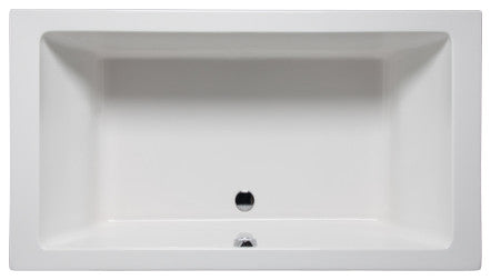 Malibu Rincon Rectangle Soaking Bathtub 66x36x22 Biscuit