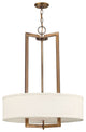 Hinkley Hampton Medium Drum, Brushed Bronze