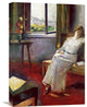 "Seated Woman With a Book" Artwork, 15" x 22"