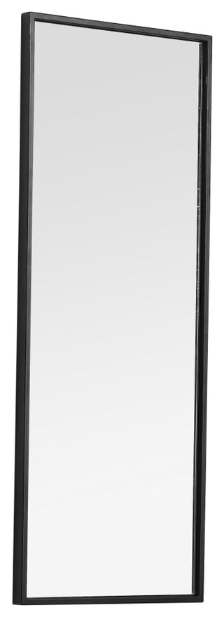 Home Living Metal Frame Rectangle Mirror 14", Black
