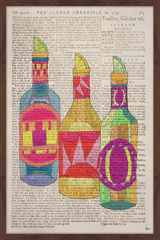 "Tequila Time" Framed Painting Print, 16"x24"