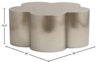 Lucky Iron Coffee Table, Silver, Coffee Table