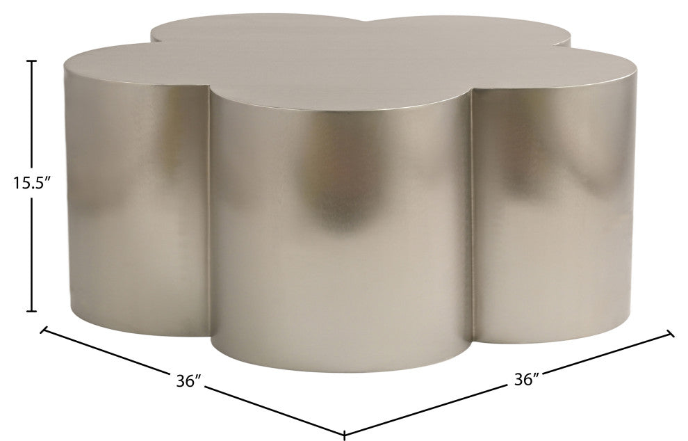 Lucky Iron Coffee Table, Silver, Coffee Table