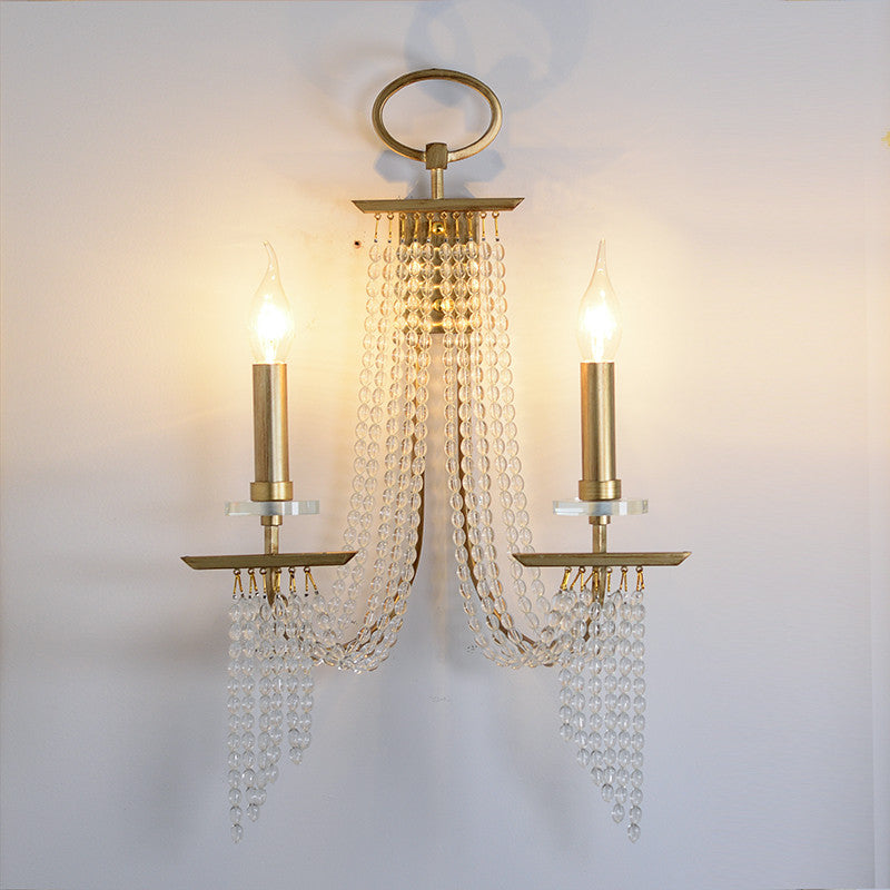 Pamplona | Luxury Contemporary LED Crystal Chandelier, 2 Heads