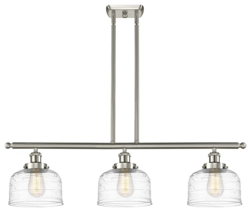 Innovations 916-3I-SN-G713-LED 3-Light Island Light, Brushed Satin Nickel