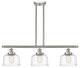 Innovations 916-3I-SN-G713-LED 3-Light Island Light, Brushed Satin Nickel