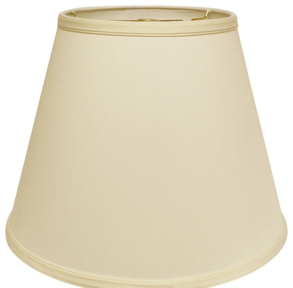14" Ivory Empire Deep Slanted No Slub Lampshade