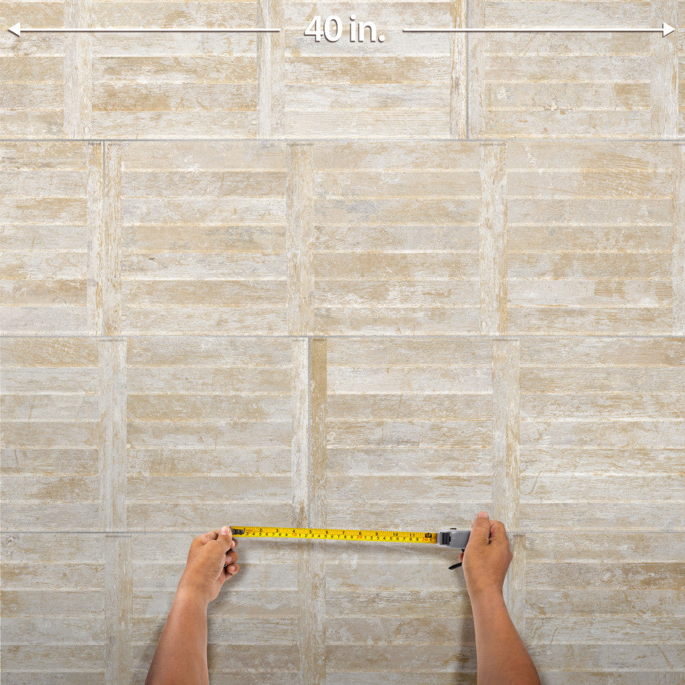 Habanera Decor Beige Fluted Ceramic Wall Tile