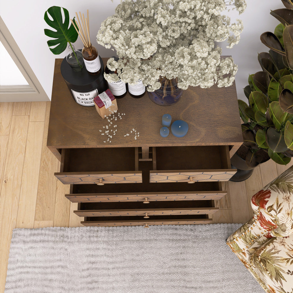 Accent Storage Cabinet Chest, 5 Drawers