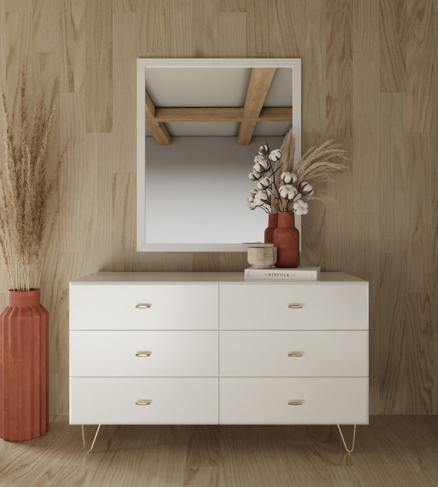 Modrest Bryan Modern White Dresser