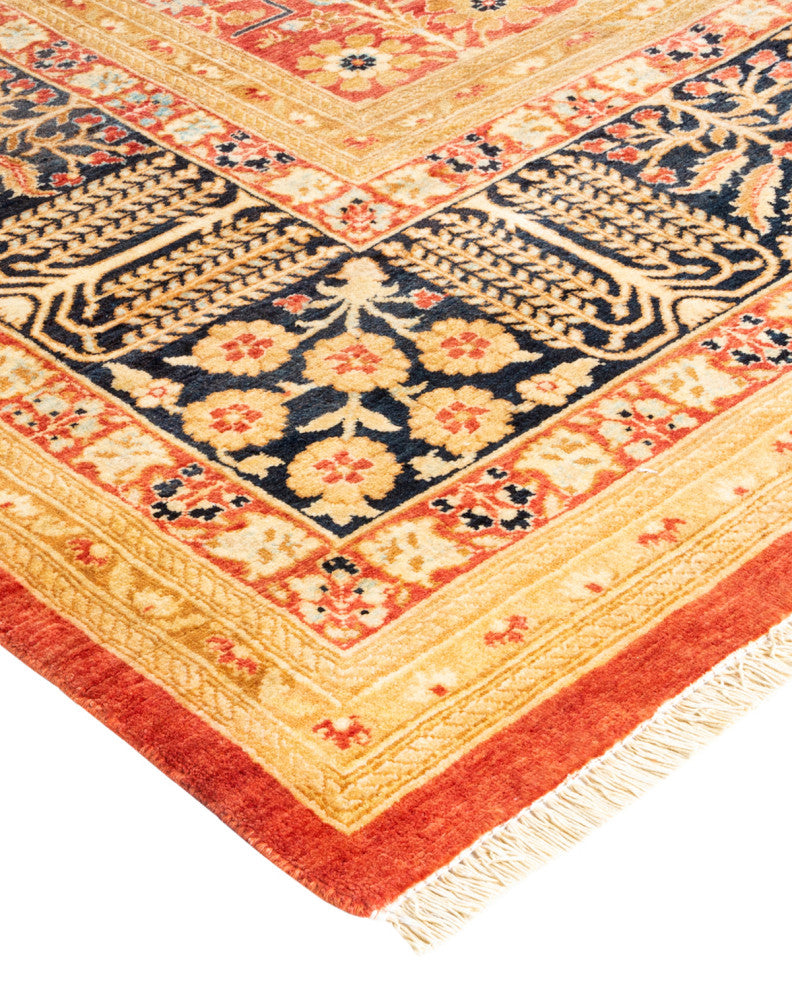Mogul, One-of-a-Kind Hand-Knotted Area Rug Orange, 9' 2" x 12' 0"