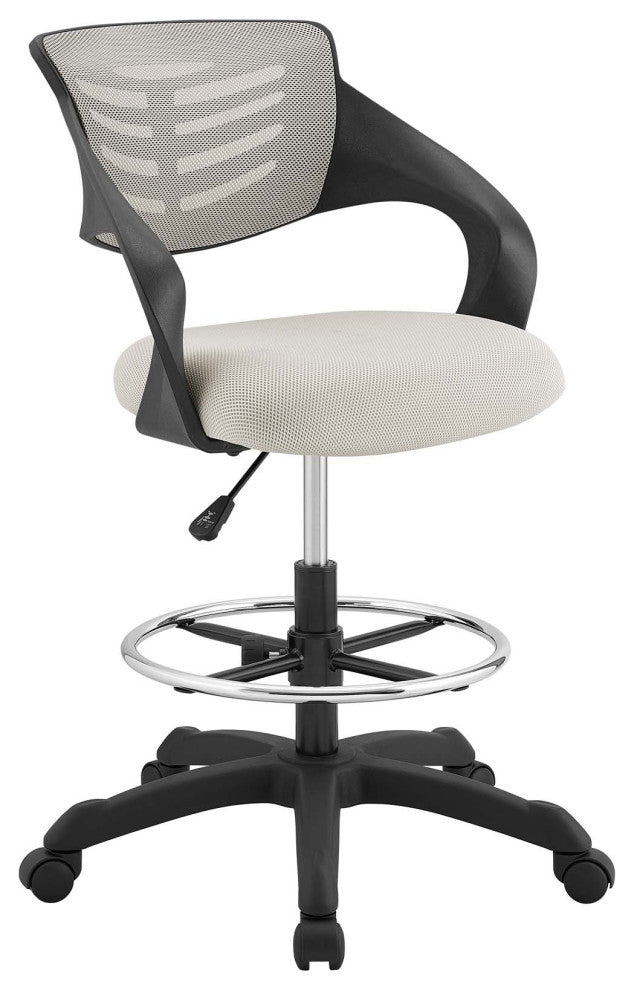 Gray Thrive Mesh Drafting Chair
