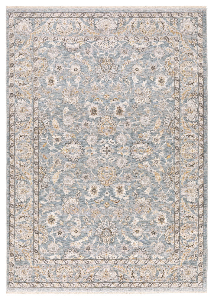 Oriental Weavers Sphinx Maharaja 070E1 Traditional Rug, Blue, Ivory 7'10"x7'10"