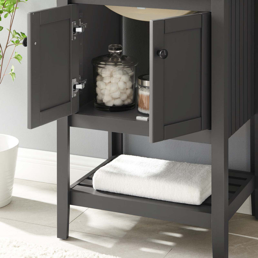 Prestige 24" Bathroom Vanity - Gray Black