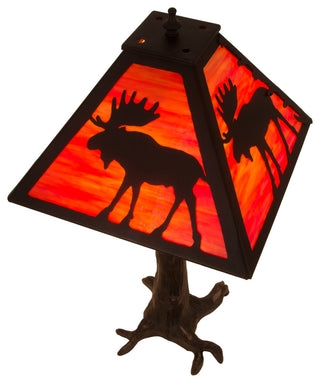 24H Lone Moose Table Lamp