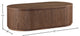 Moana Wood Storage Coffee Table, Brown, 52" W X 26" D