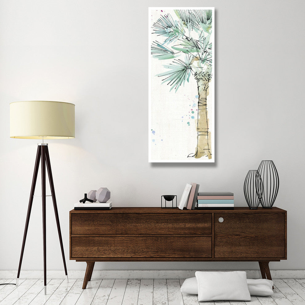 "Palm Passion VII no Words" Digital Paper Print by Anne Tavoletti, 26"x62"