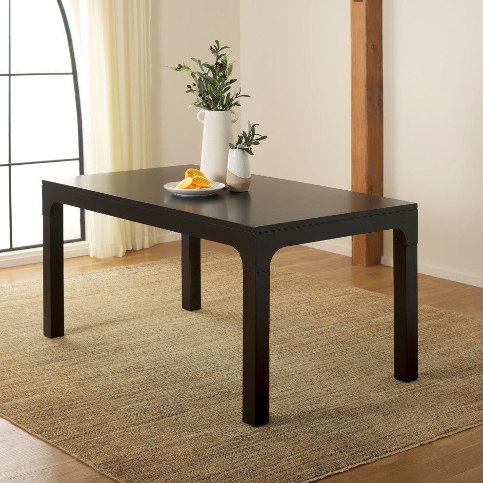 Safavieh Gael Rectangle Dining Table, Black