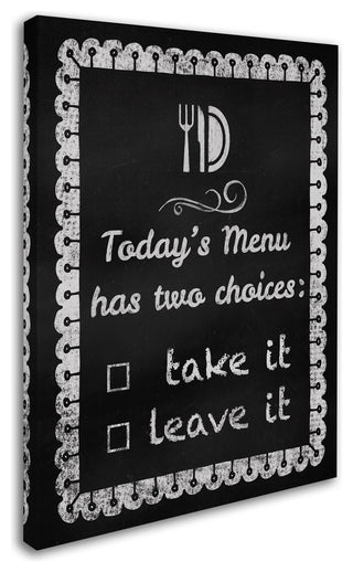 Tina Lavoie 'Today's Menu' Canvas Art, 14" x 19"
