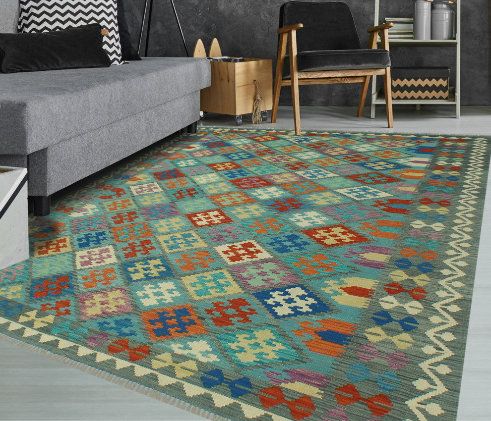 Sangat Kilim Nicole Grey Rug