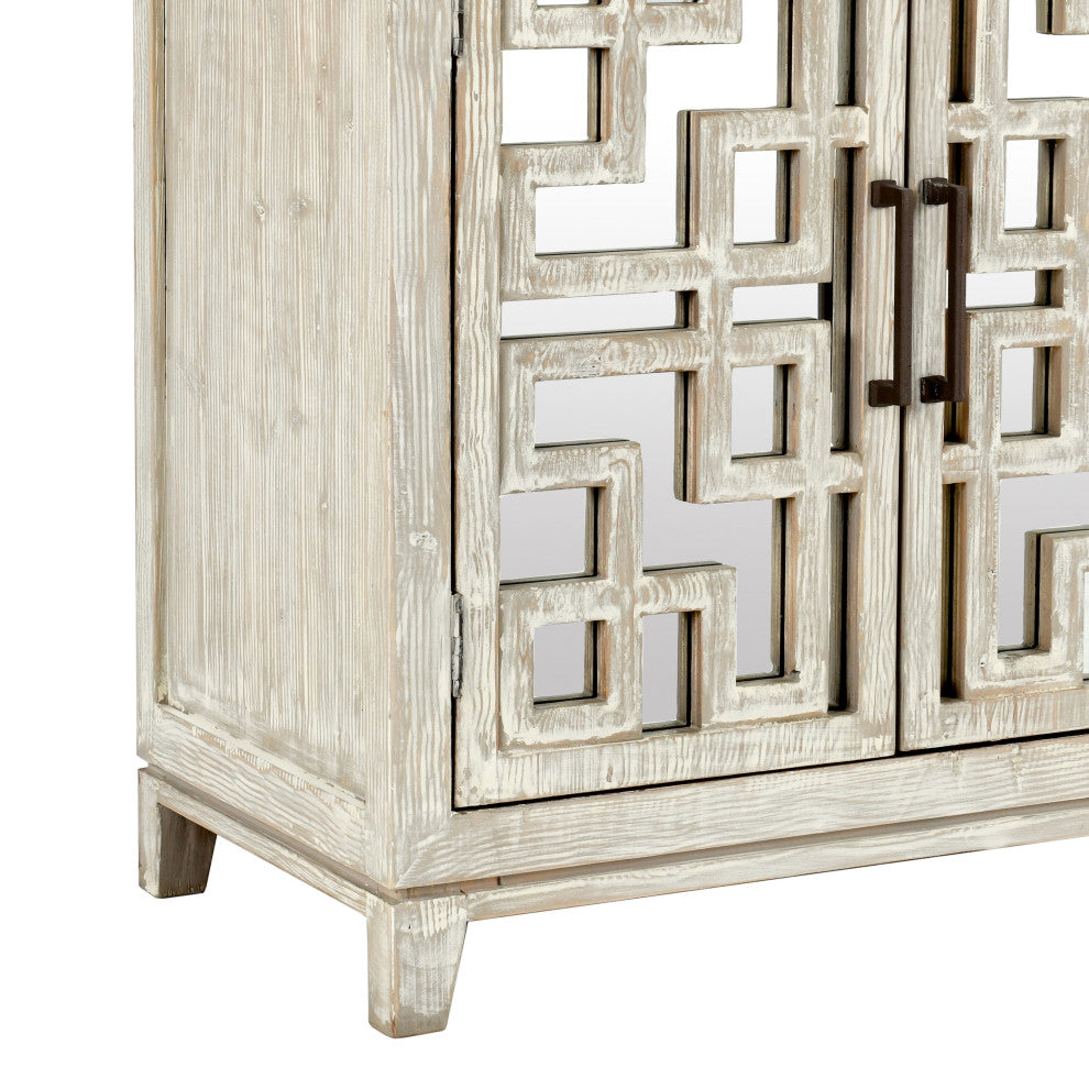 Arley 6-Door Sideboard White by Kosas Home
