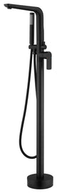Floor Mounted Freestanding Tub Faucet With Handshower & Dual Handles