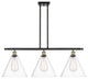 Innovations 516-3I-BAB-GBC-122 3 Light Island Light, Black Antique Brass