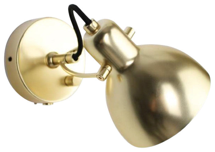Laito Wall Lamp, Brushed Brass