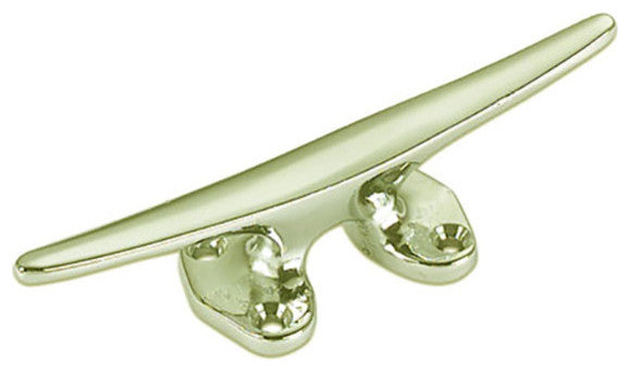 Nautical Cleat for Hooks, Draw Handles, Hardware (Solid Brass, 2 Finishes), Unla