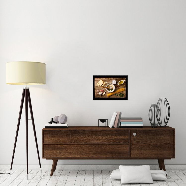 "Pesto" Framed Canvas Giclee by Luiz Laercio, 23x16"