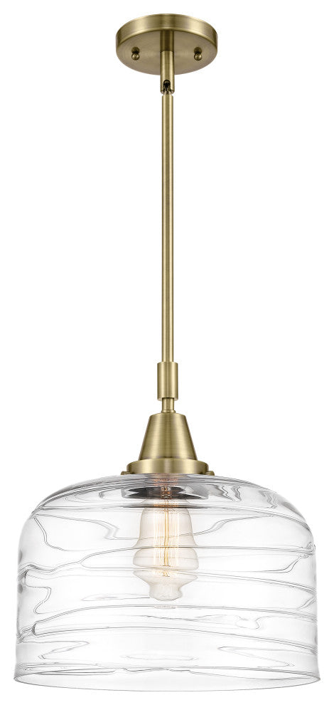Innovations 447-1S-AB-G713-L-LED 1-Light Mini Pendant, Antique Brass