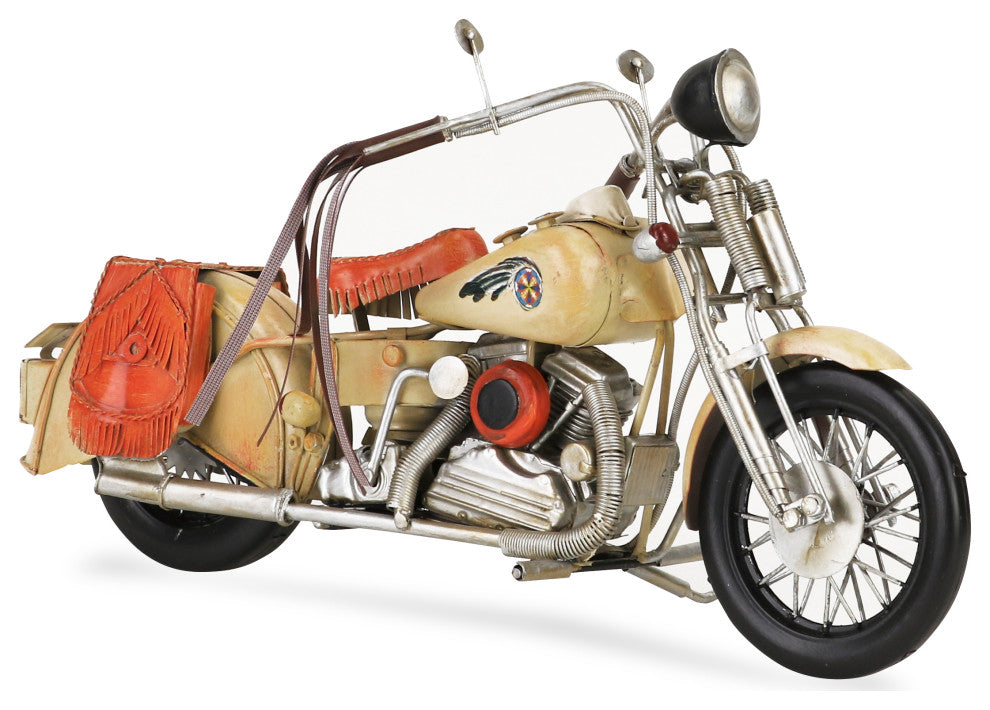 Ready To Rock Motorcycle, Yellow