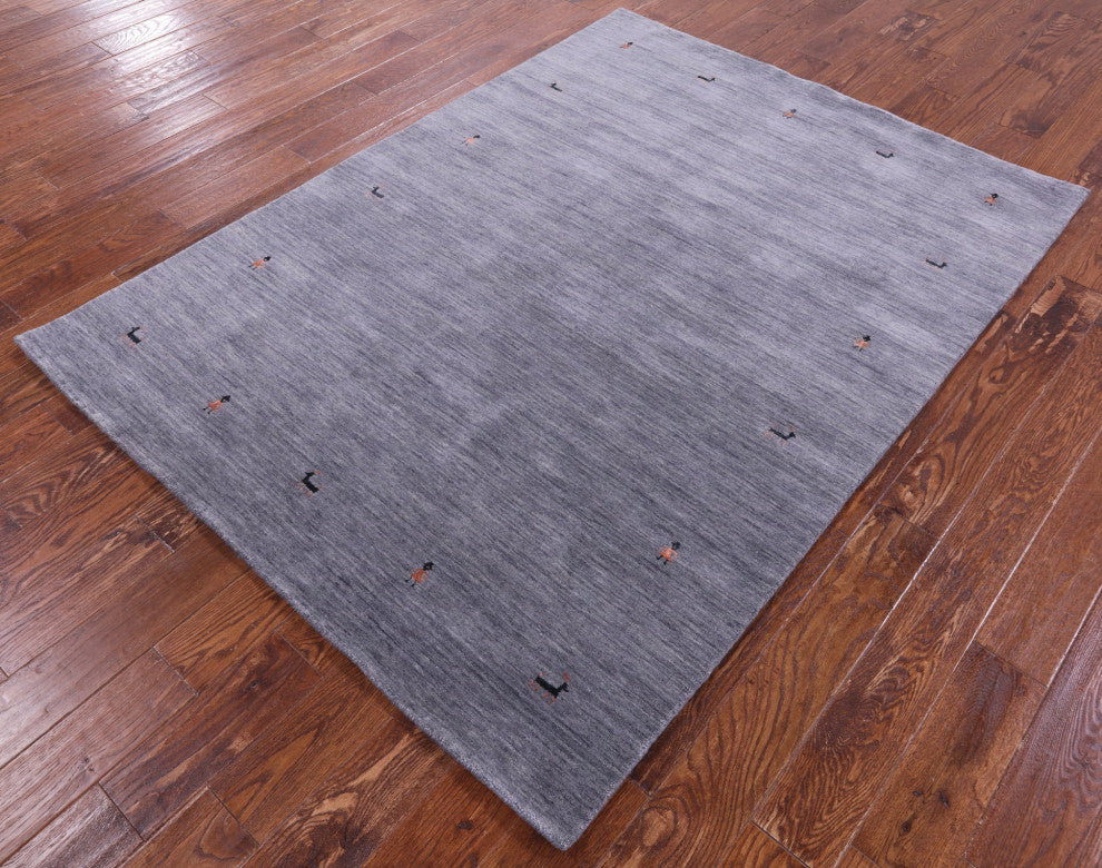 Handmade Wool Persian Gabbeh Rug 5' 0" X 7' 0" - Q15253