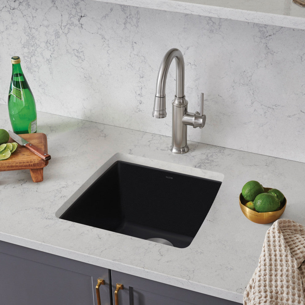 Blanco KA-440081 Performa 17-1/2" Undermount Single Basin Granite - White