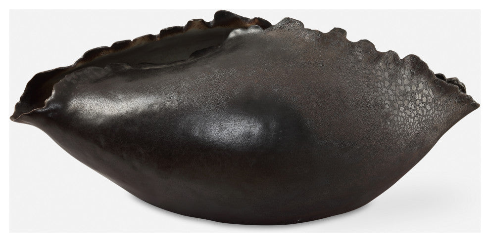 Uttermost Blossom Bronzed Metallic Vase