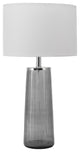 Nuloom 22" Pleated Glass Vase Cotton Shade Table Lamp