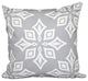 Beach Star, Geometric Print Pillow, Black, 16"x16"