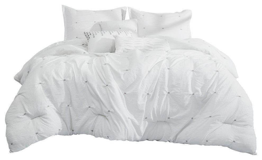 Nava Luxury 6 Piece Comforter Set, King