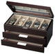 Wooden 2 Drawer Watch Box
