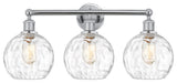 Athens Water Glass 3 26" Bath Vanity-Light Polished Chrome