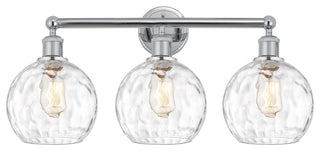 Athens Water Glass 3 26" Bath Vanity-Light Polished Chrome