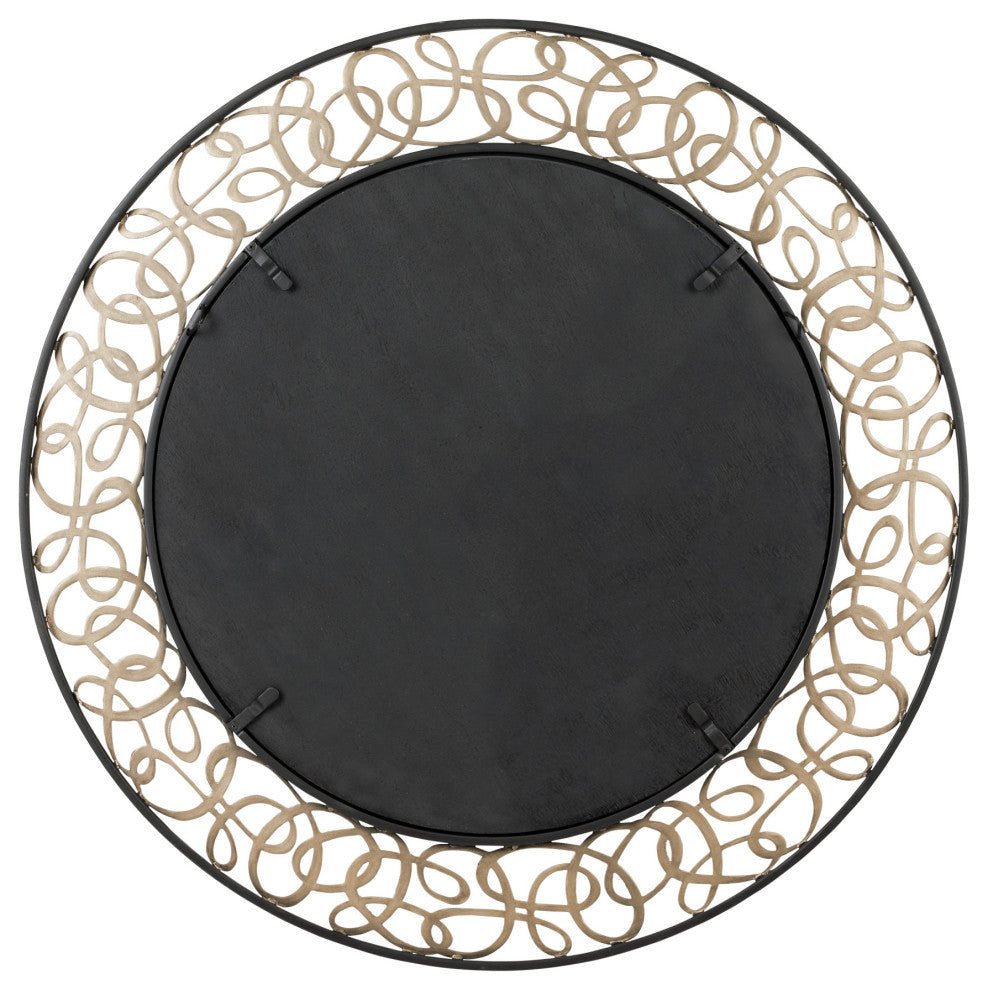 Varaluz 381MI33 Scribble 33" Diameter Circular Steel Framed - Matte Black /