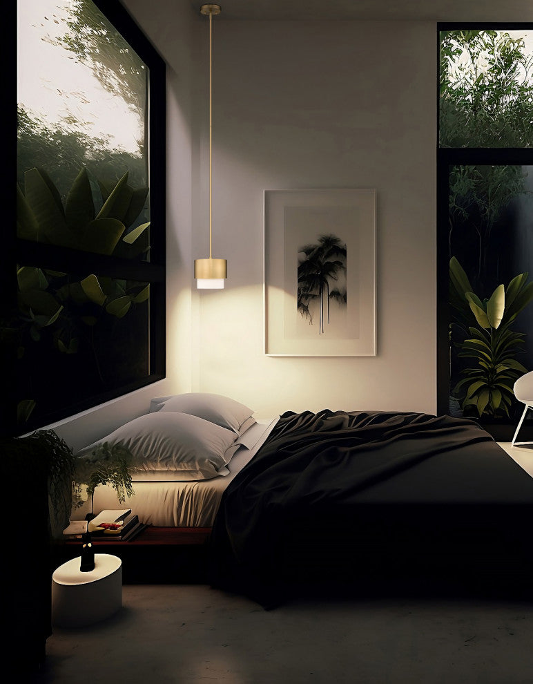 Z-LITE 1-Light Pendant, Modern Gold
